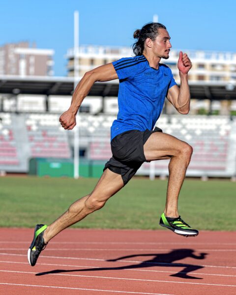 On A Test La Adizero Prime Sp Paire De Pointes De Sprint Plaque