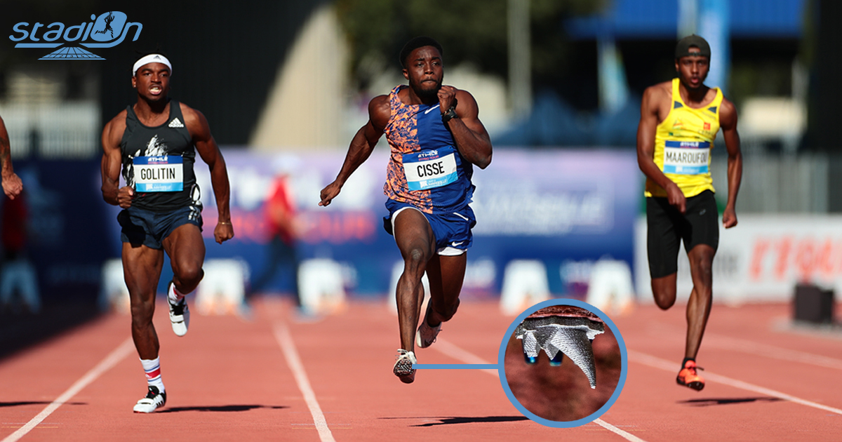 Chaussures avec Pointes de Sprint pour l'Athlétisme et le Cross