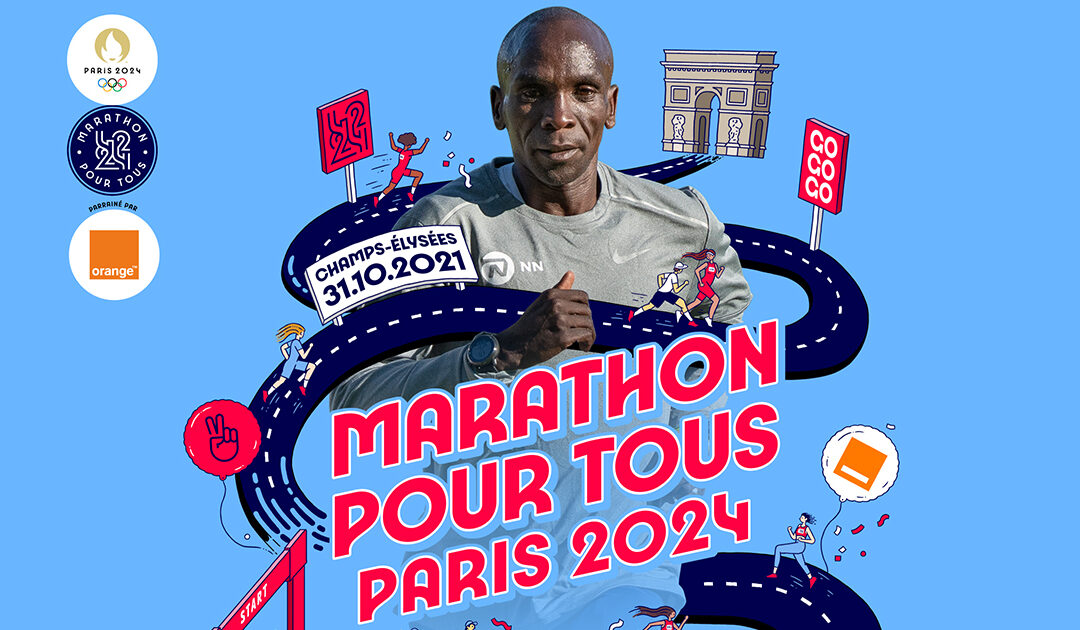 Gagnez votre dossard pour le marathon de Paris 2024 en défiant Eliud Kipchoge