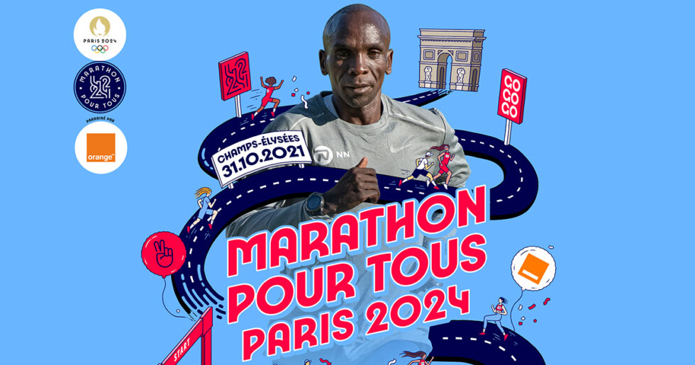 Gagnez votre dossard pour le marathon de Paris 2024 en défiant Eliud