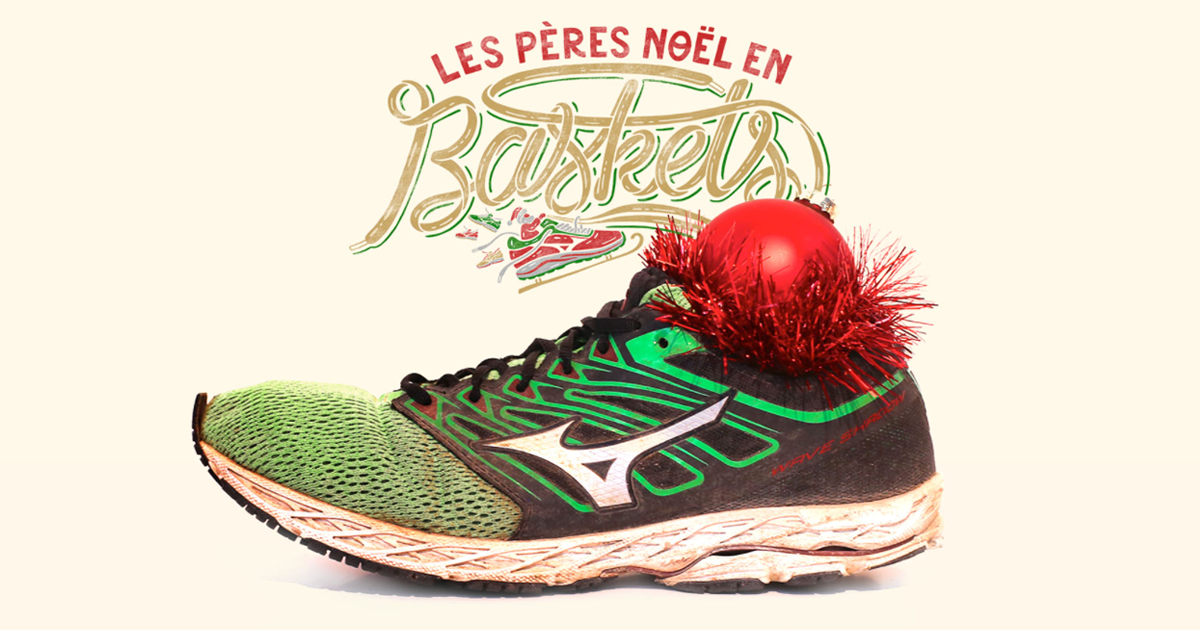 En collaboration avec Running Heroes et RunCollect, Mizuno dévoile le challenge "Les Pères Noël en Baskets" qui encourage tous les coureurs à déposer en magasin leurs chaussures de running usagées.