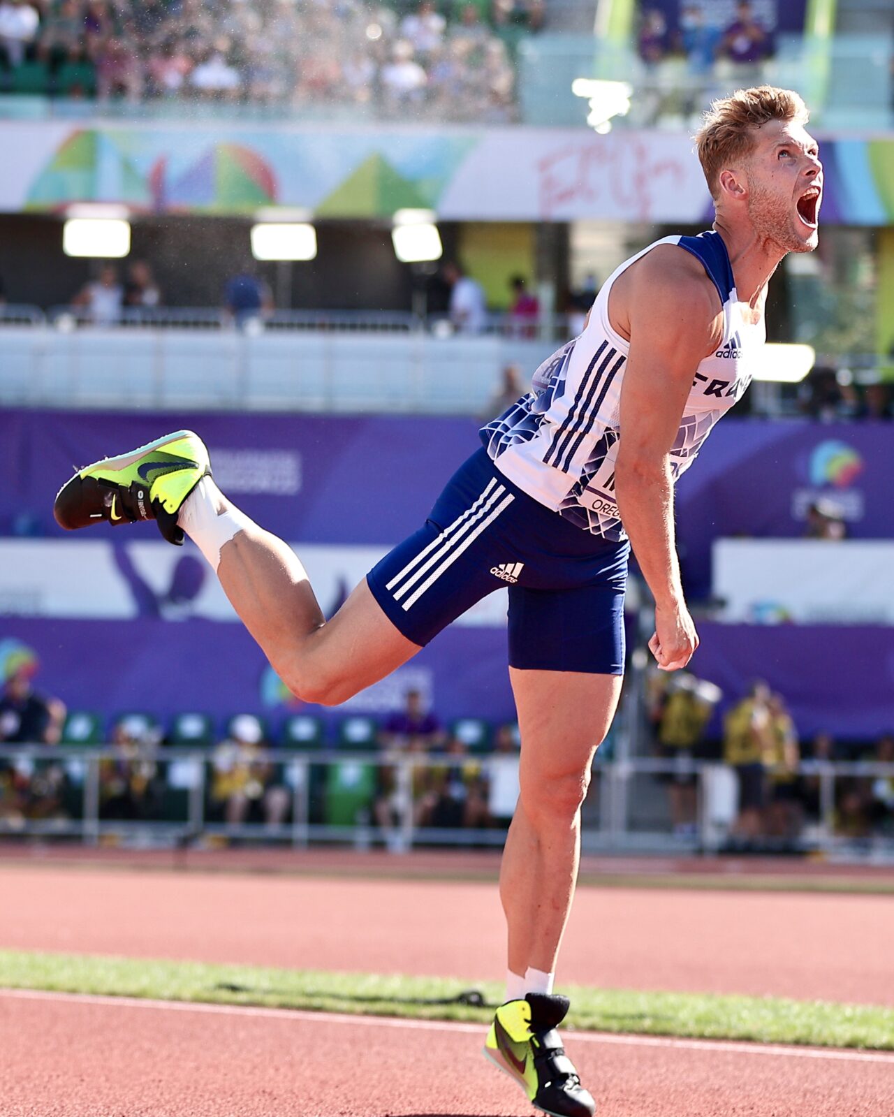 Kevin Mayer est sacré champion du monde du décathlon avec 8816 points à