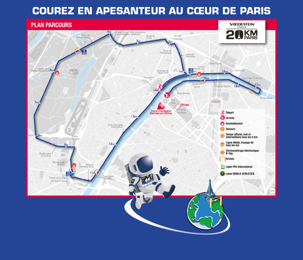 Vredestein 20 km de Paris Les Français arrivent en force dans la capitale