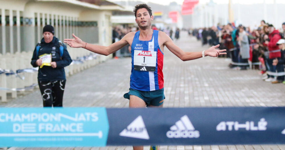 Championnats de France de marathon Duncan Perrillat et Anaïs Quemener