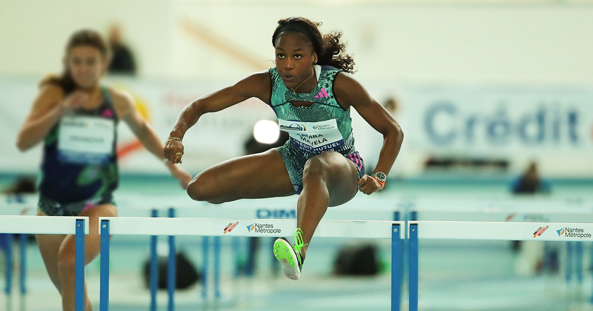 Cyréna Samba-Mayela a survolé le 60 m haies du Meeting Elite de Nantes en s'acquittant des minima pour les Championnats d'Europe en salle.