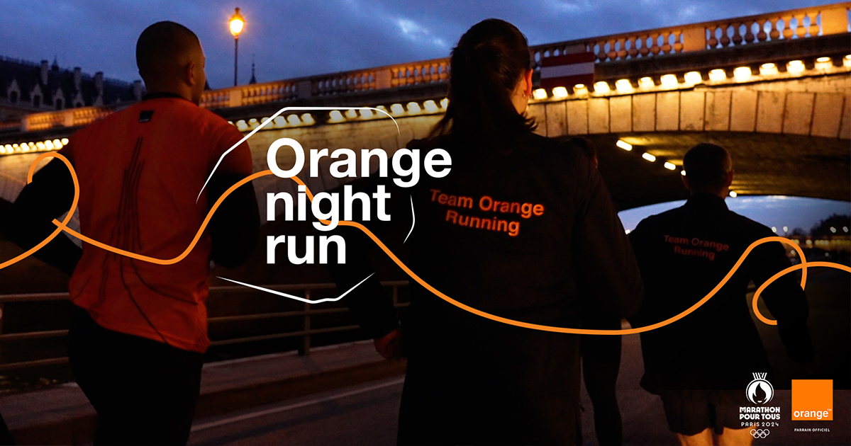 Orange Night Run : Décrocher votre dossard pour le Marathon Pour Tous des Jeux olympiques de Paris 2024, le samedi 17 juin 2023.