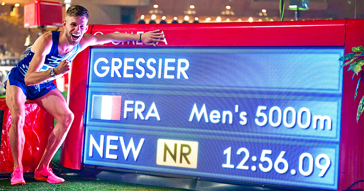 La magie a encore opéré lors du Meeting de Monaco 2023 où Jimmy Gressier a amélioré le record de France du 5000 m en 12'56"09.