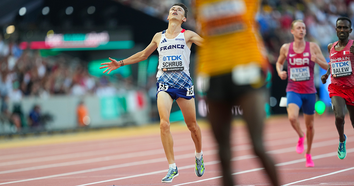 Yann Schrub, neuvième de la finale du 10 000 m, se souviendra longtemps de ses premiers Championnats du monde d'athlétisme à Budapest.
