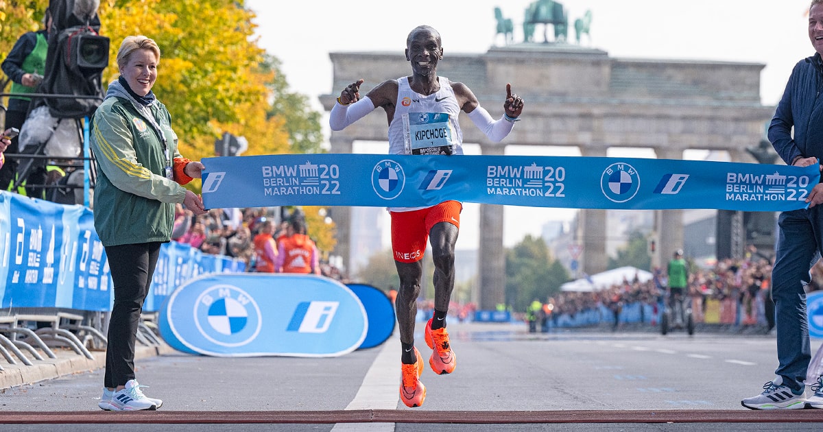 Eliud Kipchoge sera de retour dans son jardin au Marathon de Berlin ce dimanche 24 septembre 2023 (record du monde en 2h01'09).