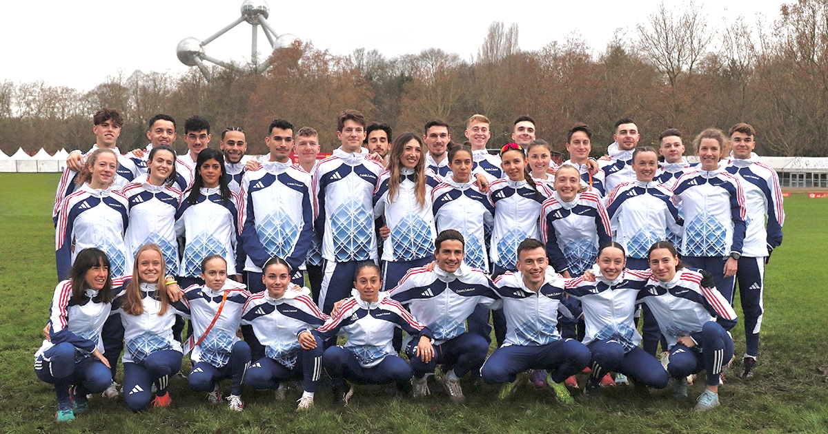 Notre équipe est partie reconnaître le parcours avec l'équipe de France à la veille des Championnats d’Europe de cross-country à Bruxelles.
