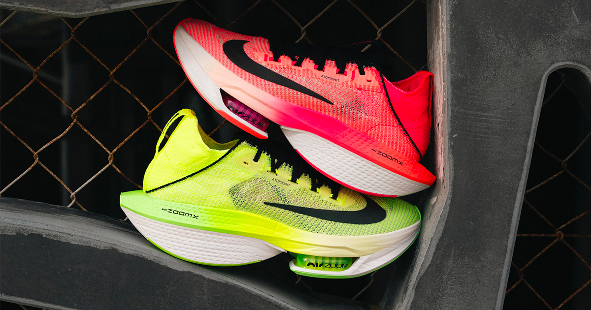 Nike présente sur son pack « Hakone Ekiden » 2024 composé de cinq chaussures de running de la famille Zoom dont l'Alphafly Next% 2.