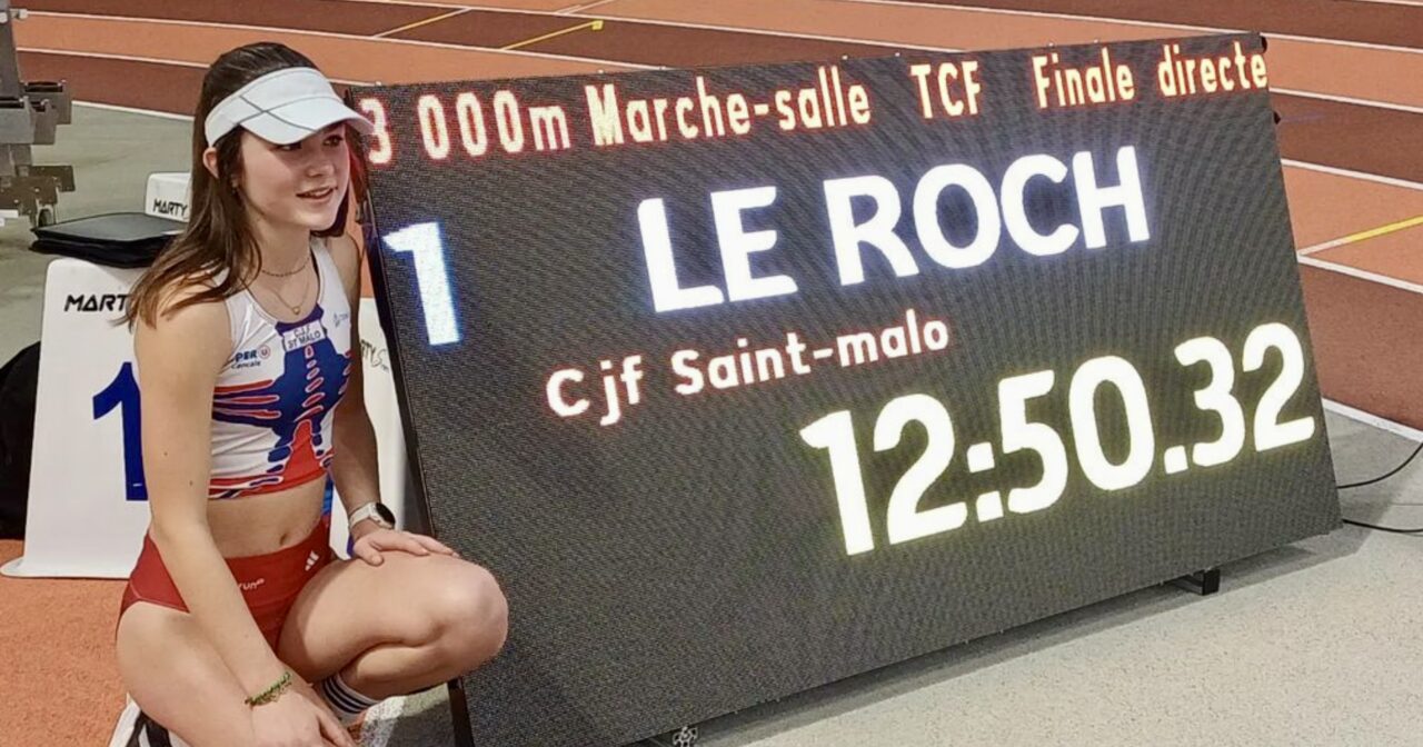 Record de France cadettes et juniors du 3000 m marche en salle pour ...