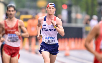 Gabriel Bordier se rapproche du record de France du 5000 m marche en salle à Nantes