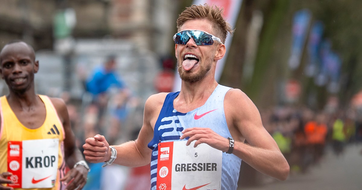 Jimmy Gressier s'est emparé du record d'Europe du 10 km dans le chrono de 27'07 à l'occasion du Semi-marathon de Lille ce dimanche.