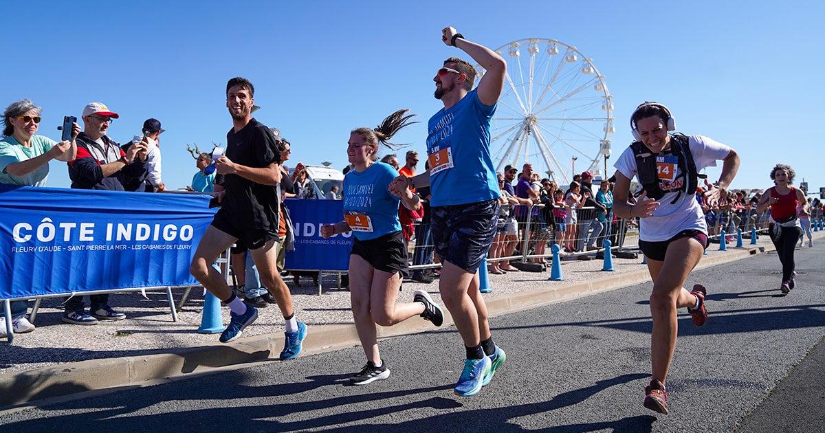 La deuxième édition du Marathon Côte Indigo 2024, qui s'est tenue sous un beau soleil et dans une belle ambiance, a réuni 2600 coureurs.
