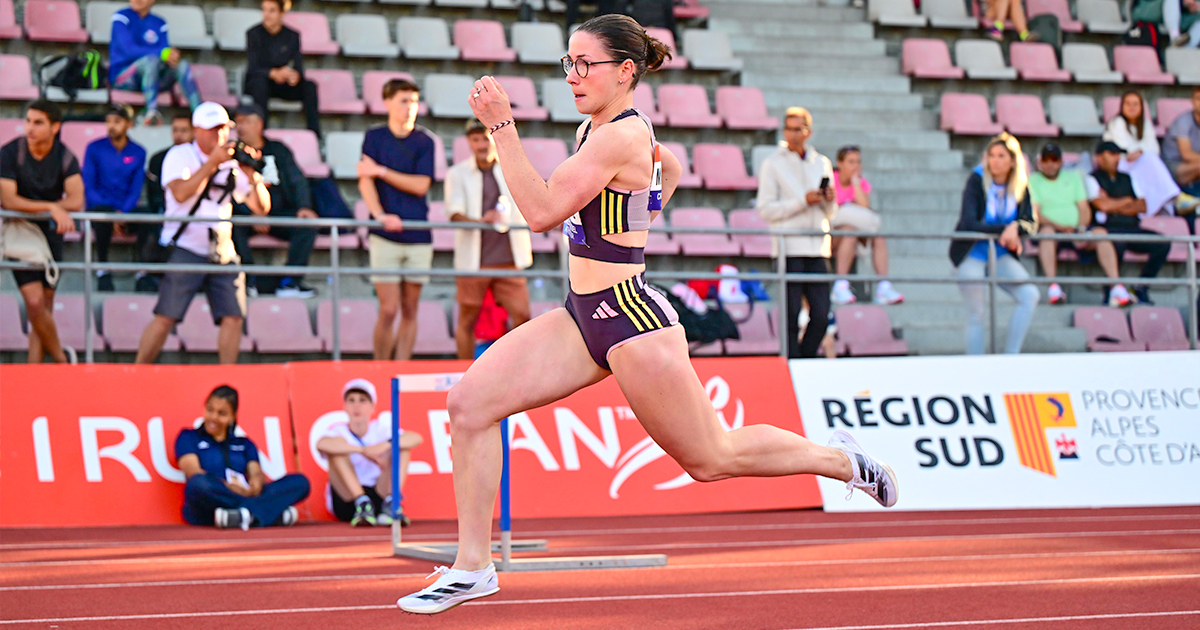 Chronométrée en 54"44 sur 400 m haies au Meeting de Marseille ce mercredi, Louise Maraval laisse éclater au grand jour un potentiel déjà entraperçu depuis plusieurs années.