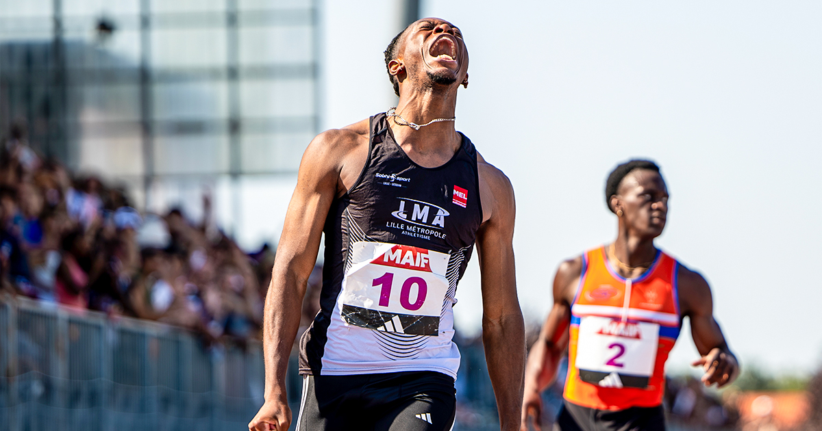 Jeff Erius devient le cinquième sprinteur Français à briser la barrière des 10 secondes sur 100 m avec un chrono de 9"98 à Albi.