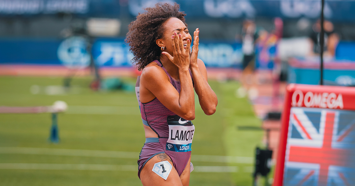 Rénelle Lamote a profité du Meeting de Londres 2024 pour pulvériser son record personnel sur 800 m en 1'57"06.