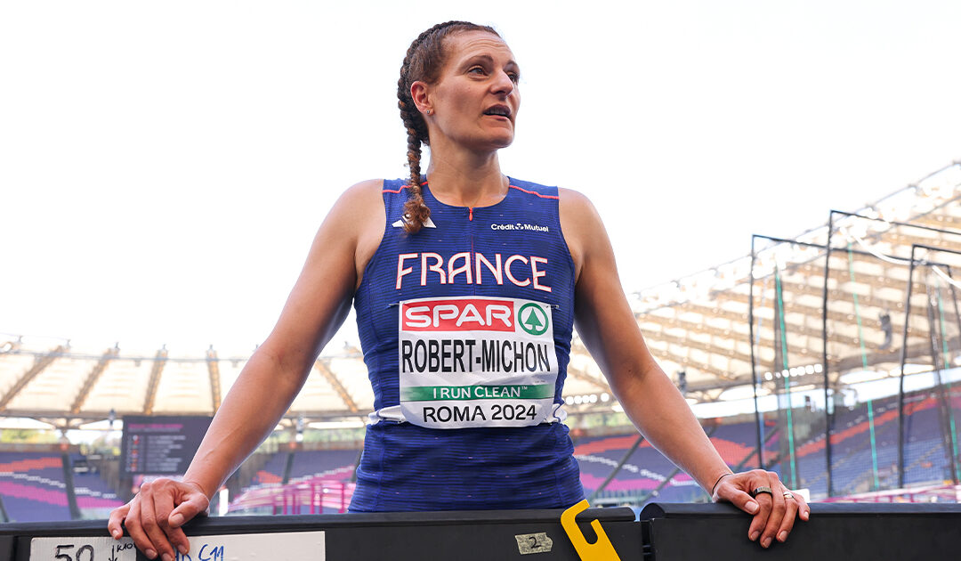 Mélina Robert-Michon, porte-drapeau de l’équipe de France aux Jeux olympiques de Paris 2024