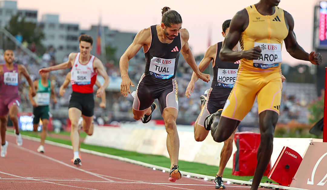 Meeting de Lausanne : Gabriel Tual encore étincelant sur 800 m