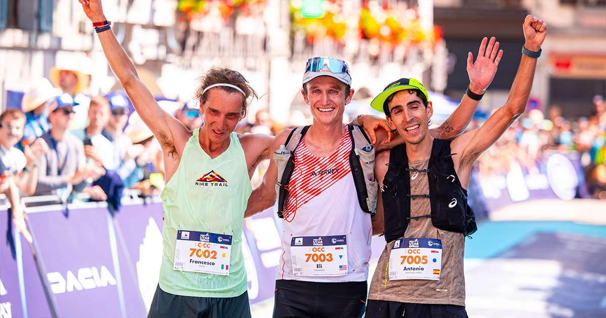 L'OCC de l'UTMB 2024 a couronné l'Américain Eli Hemming qui a rallié la Place Triangle de l’Amitié de Chamonix en 5h11'48.