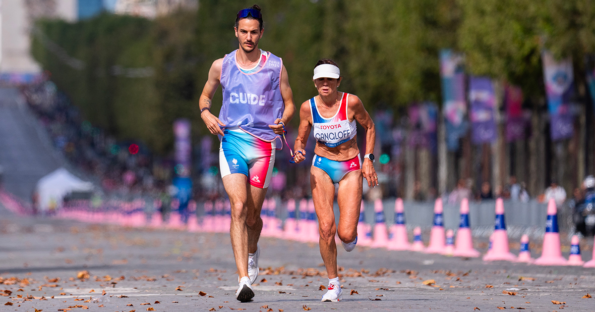 Rosario Murcia-Gangloff a pris la quatrième place du marathon T12 en 3h13'50 pour ses premiers Jeux paralympiques à Paris 2024.