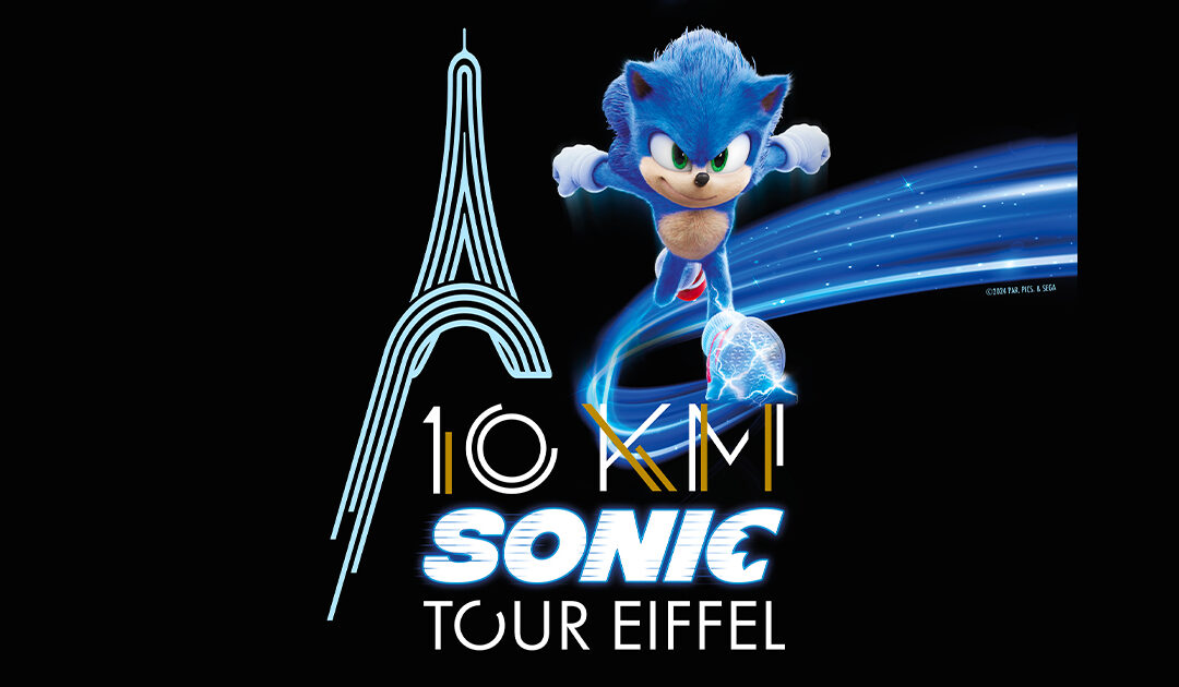 SONIC fonce vers le 10 km de la Tour Eiffel