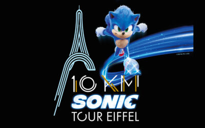 SONIC fonce vers le 10 km de la Tour Eiffel