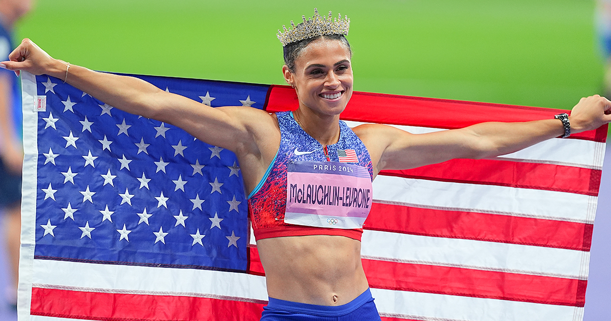 Sydney McLaughlin-Levrone dispute le 200 m et le 400 m au Mémorial Van Damme de Bruxelles, support des finales de la Diamond League 2024.