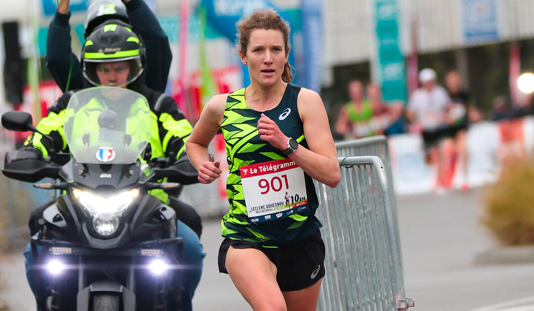 10 km de la Leclerc Gouesnou Brest Métropole : Marie Bouchard et Benoit Fanouillère impériaux