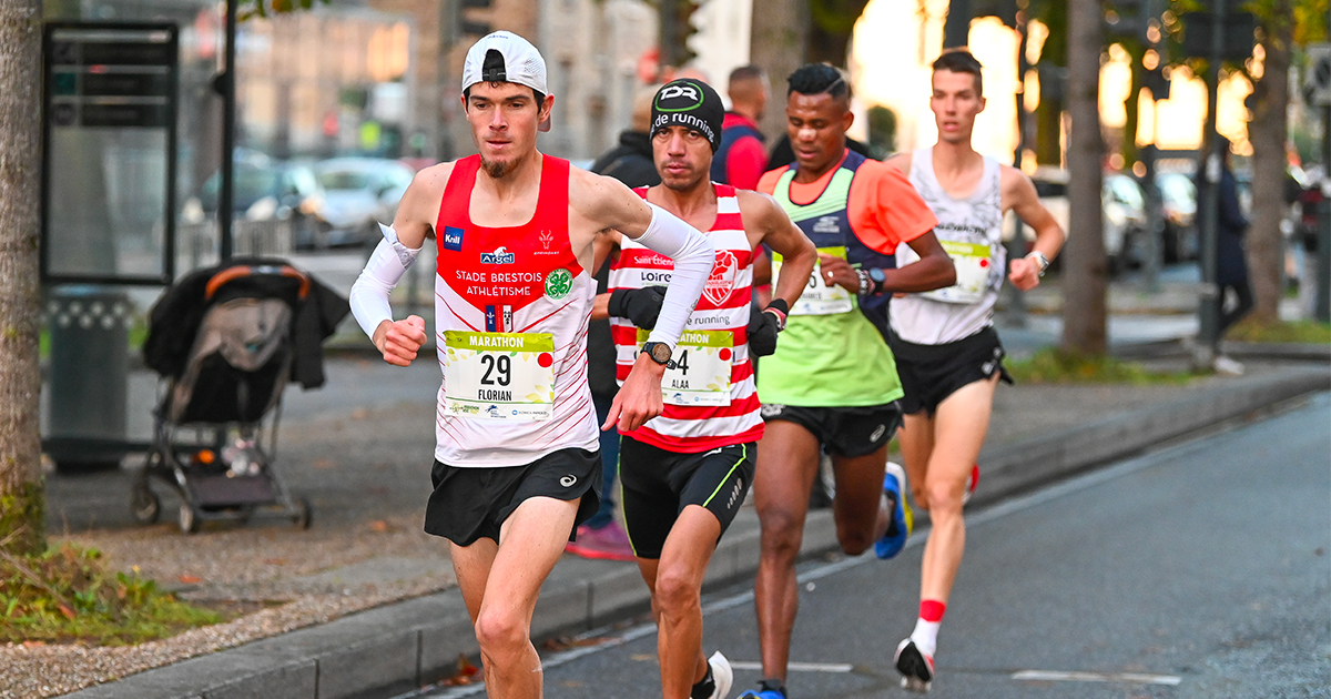 Les deux derniers vainqueurs du Marathon Vert Rennes Florian Caro et Duncan Perrillat seront présents au départ ce dimanche 27 octobre 2024.