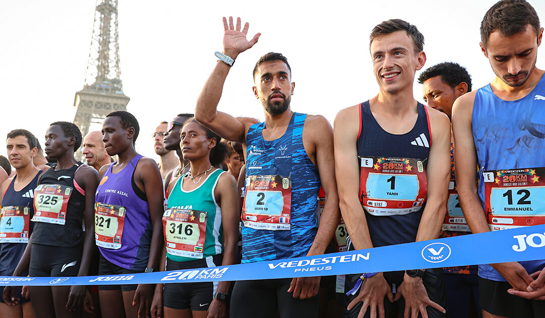 Vredestein 20 km de Paris : Yann Schrub, Morhad Amdouni, Nicolas Navarro, Mekdes Woldu, Manon Trapp, Anaïs Quemener… Que du beau monde !