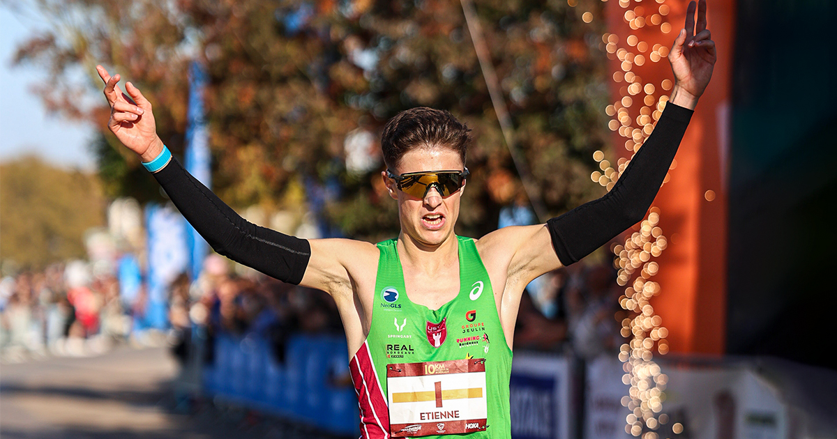 Etienne Daguinos a survolé les 10 km des Quais de Bordeaux en 27'49, pulvérisant le record de l'épreuve de près d'une minute.