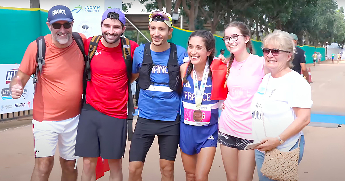 Floriane Hot s'est offert une deuxième médaille d'or consécutive aux Championnats du monde des 100 km à Bangalore (Inde) en 7h08'43.