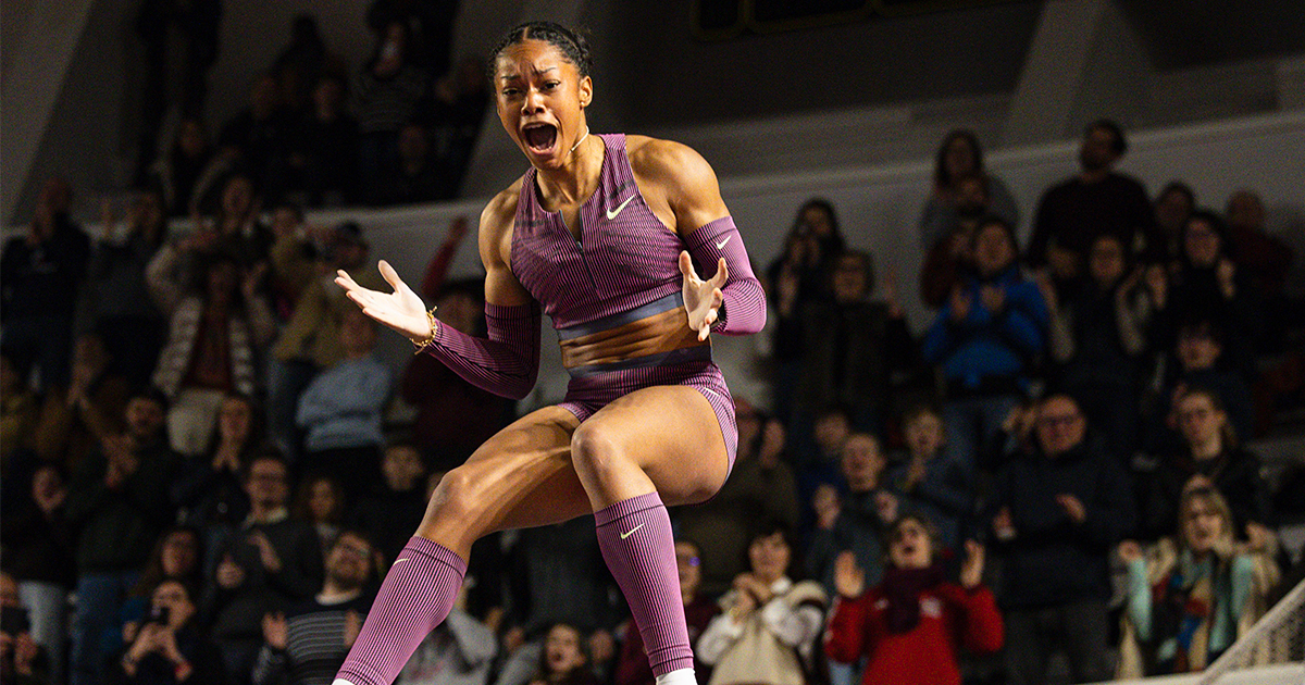 Marie-Julie Bonnin a réalisé ce samedi la meilleure performance de sa carrière en salle, en effaçant 4,66 m au Starperche de Bordeaux.