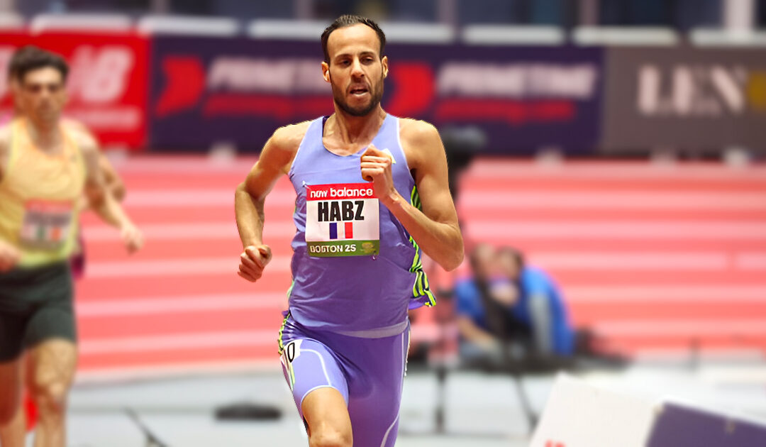 Athlétisme : Record de France du 3000 m en salle pour Azeddine Habz à Boston