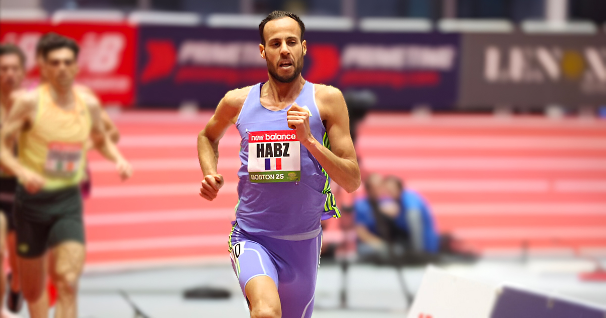 Quelques heures après le record de France du 5000 m de Jimmy Gressier à Boston, Azeddine Habz a fait tomber celui du 3000 m en 7'31"50.