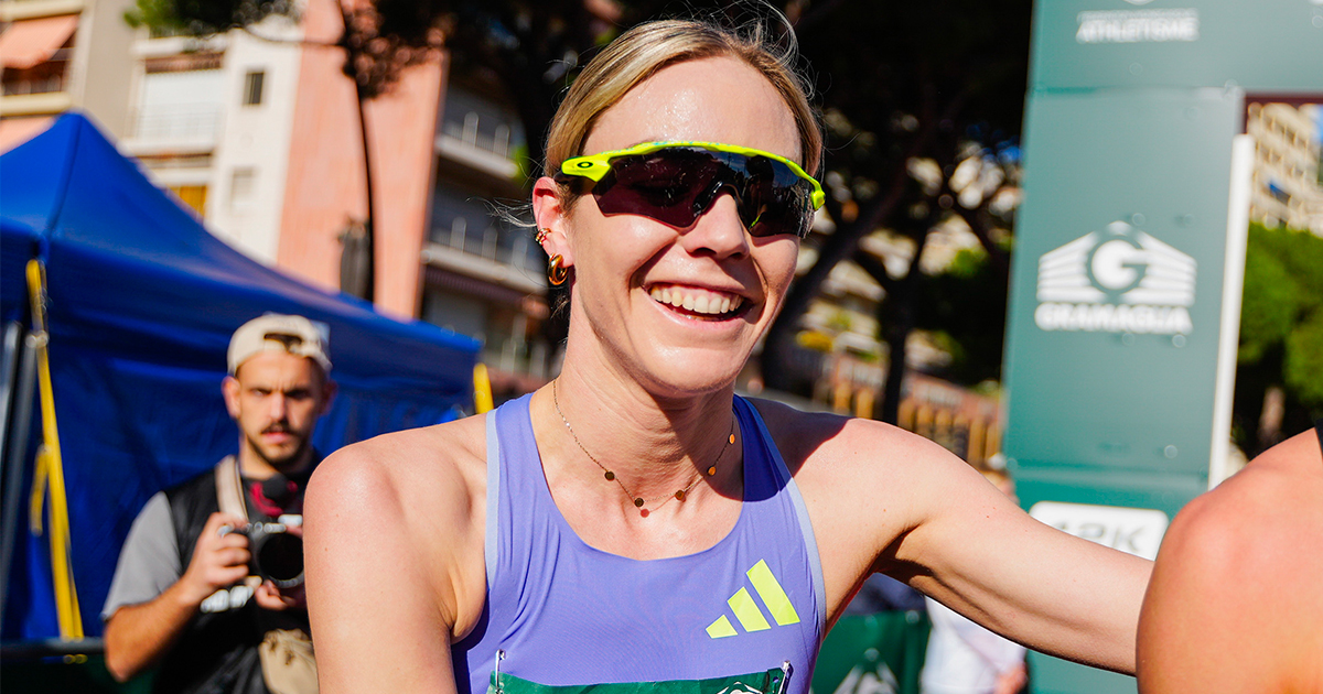 La championne olympique du triathlon Cassandre Beaugrand améliore de cinq secondes le record de France du 5 km en 14'53 à la Monaco Run.