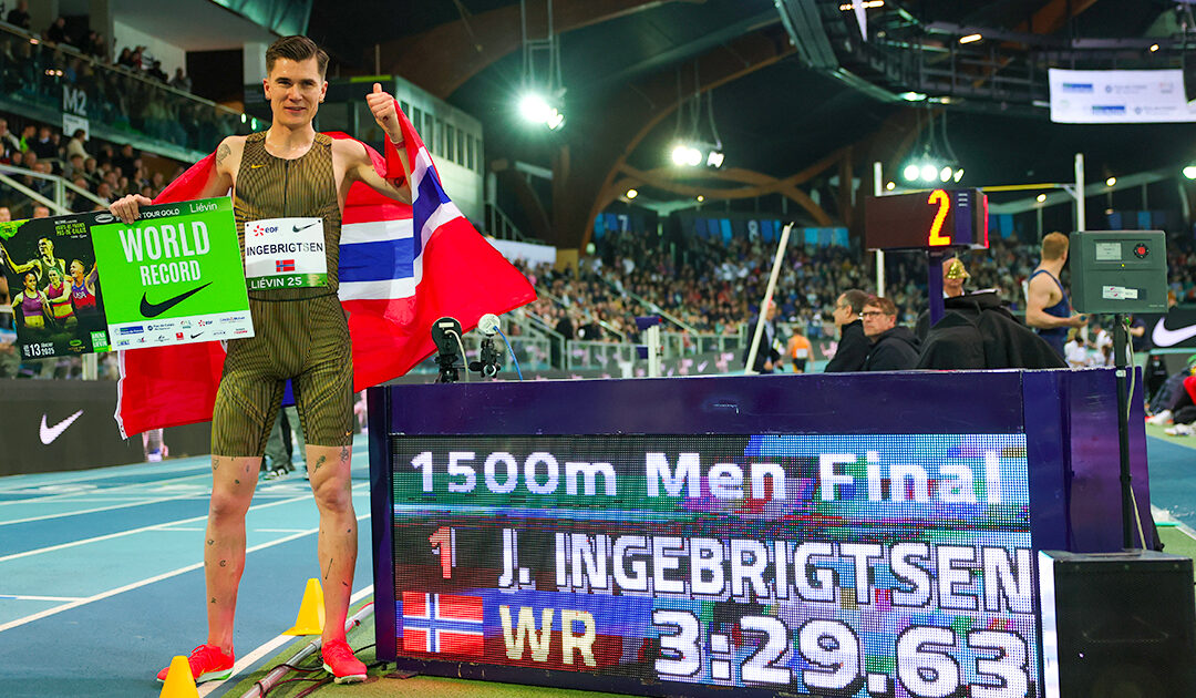 Meeting de Liévin : Jakob Ingebrigtsen, deux records du monde en salle pour le prix d’un