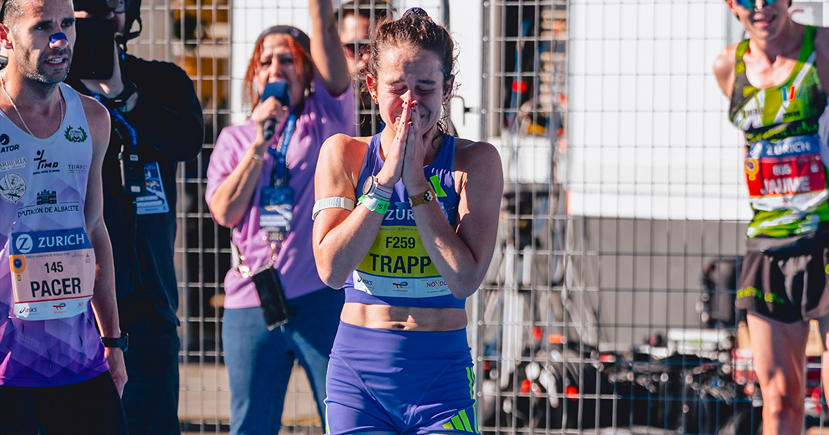 Deuxième du Marathon de Séville ce dimanche, Manon Trapp améliore le record de France avec un chrono de 2h23'38.