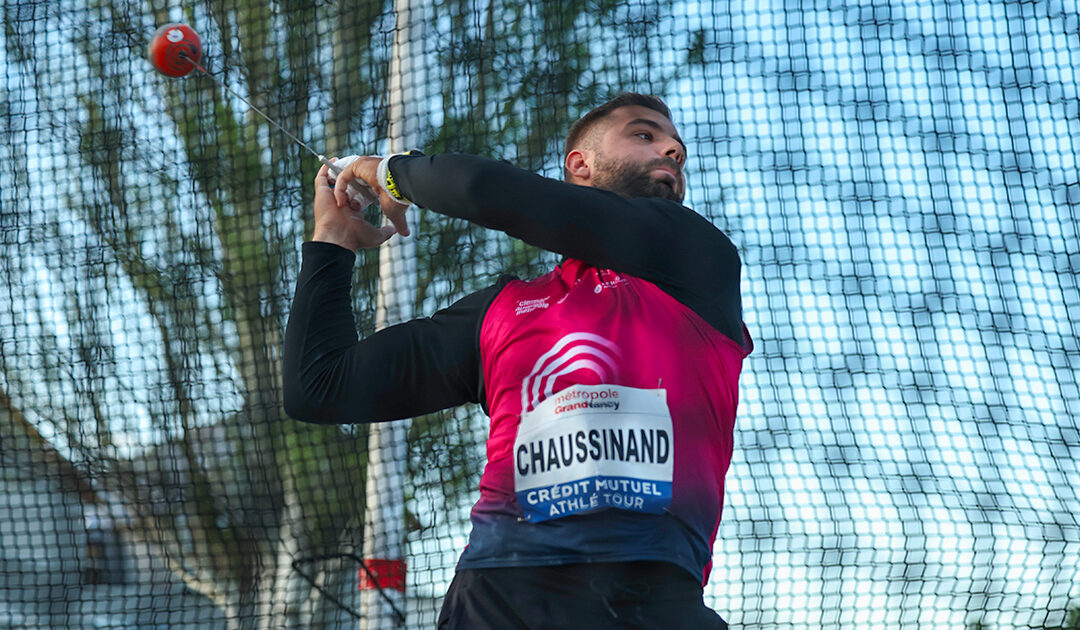 Athlétisme : Yann Chaussinand enfonce le clou avec un record personnel au marteau à 81,56 m