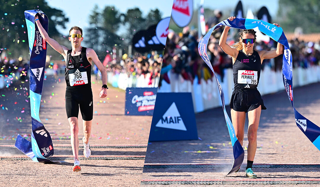 Championnats de France de cross-country 2025 : Félix Bour et Léonie Périault impériaux à Challans