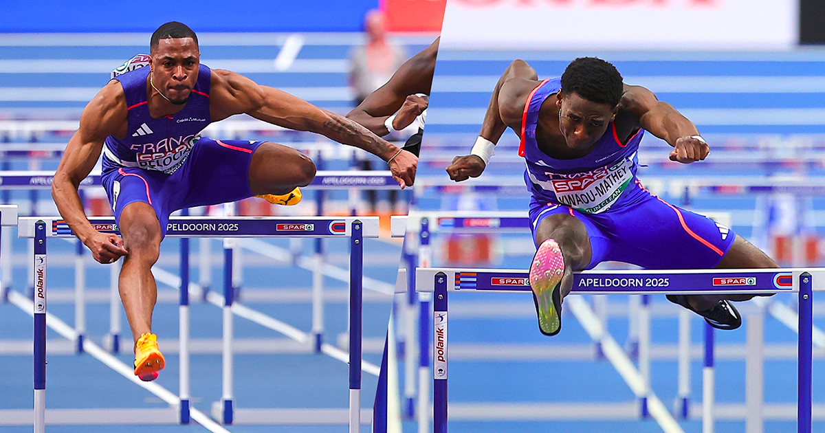 Wilhem Belocian et Just Kwaou-Mathey se sont brillamment qualifiés en finale du 60 m haies aux Championnats d'Europe en salle à Apeldoorn.