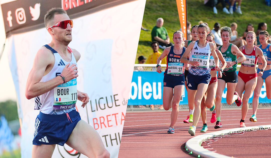 Coupe d’Europe du 10 000 m 2025 : Présentation de l’équipe de France avec Félix Bour et Mélody Julien à Pacé