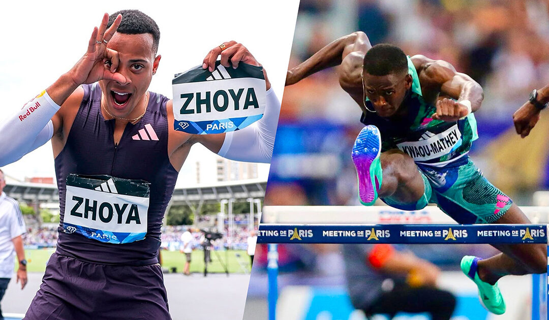 Meeting de Paris : Sasha Zhoya et Just Kwaou-Mathey à la maison sur 110 m haies