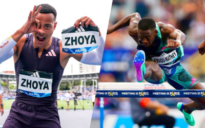 Meeting de Paris : Sasha Zhoya et Just Kwaou-Mathey à la maison sur 110 m haies