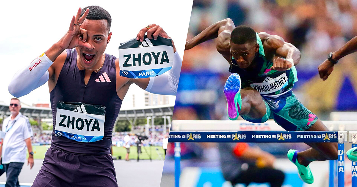 À moins de deux mois du Meeting de Paris 2025, le vendredi 20 juin au Stade Charléty, Sasha Zhoya et Just Kwaou-Mathey ont confirmé leur présence sur 110 m haies.