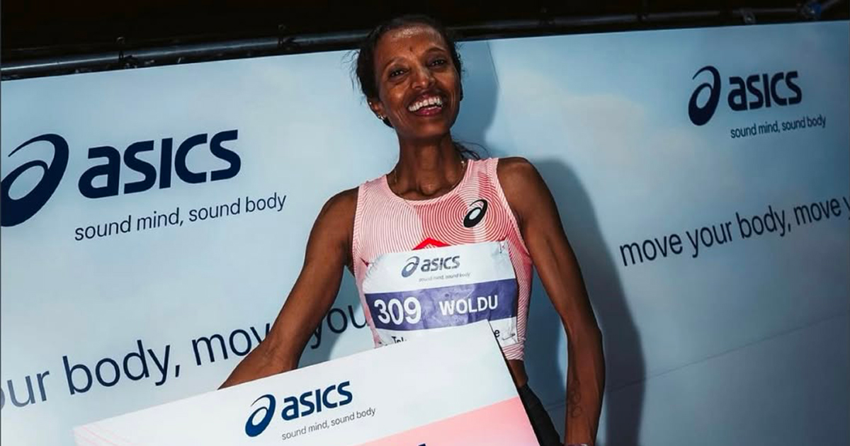 Interview avec Mekdes Woldu qui vient de s'emparer du record de France du 10 km en 31'01 lors de la ASICS « Tokyo : Speed : Race ».