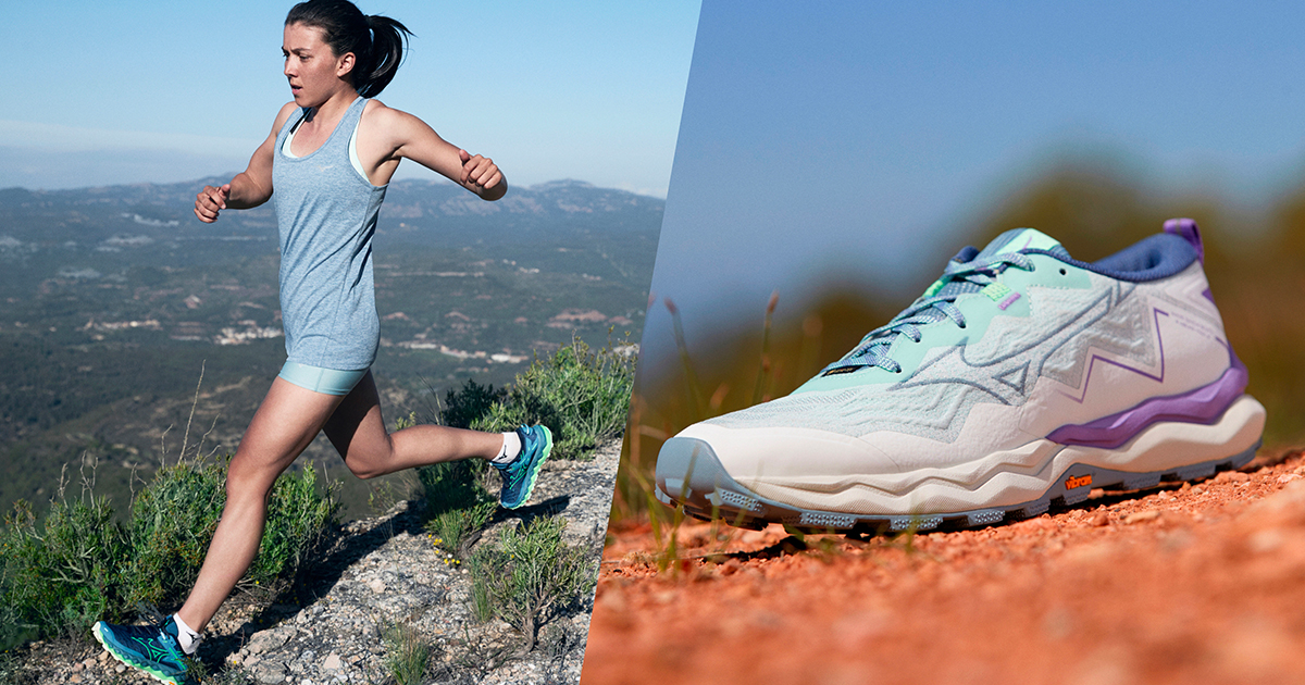 La marque nippone Mizuno a développé des chaussures de trail dynamiques, confortables et polyvalentes avec notamment la Wave Mujin.