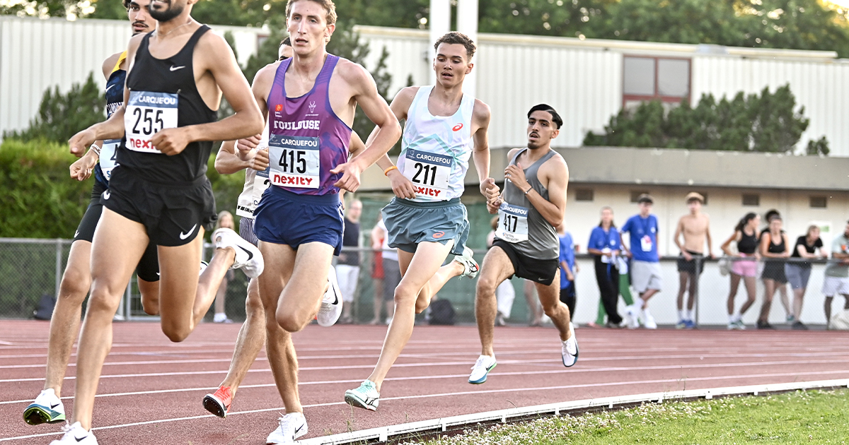 Aloïs Abraham a fait l'étalage de son talent en pulvérisant son record d'Europe cadets sur 1500 m en 3'38"62 au Meeting de Carquefou.